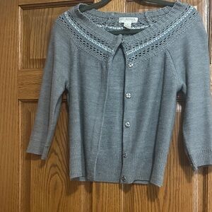Kenar Gray Cardigan with snap buttons size S